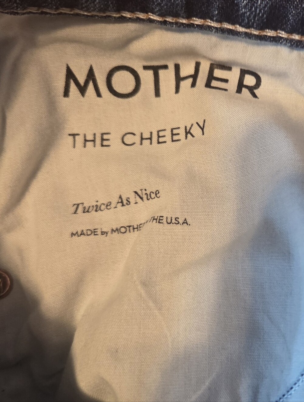 MINT CONDITION!! MOTHER Denim The Cheeky in Twice As Nice SZ 28 - Picture 12 of 13